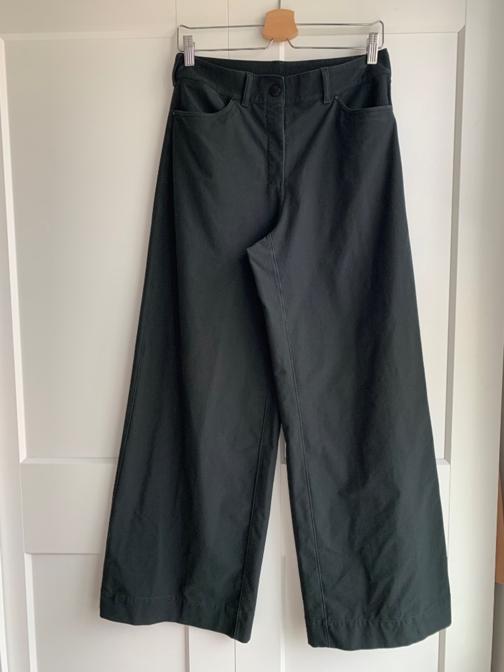City Sleek 5 Pocket High-Rise Wide-Leg Pant Light Utilitech Women's size 29 - Picture 2 of 14